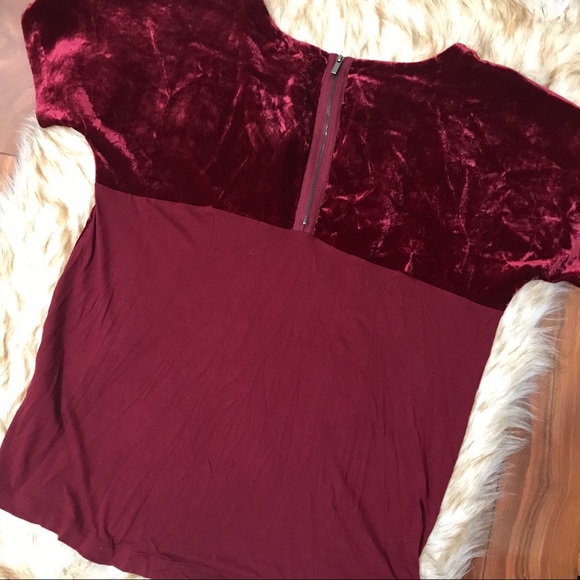 Lucky brand velvet top - Picture 4 of 7